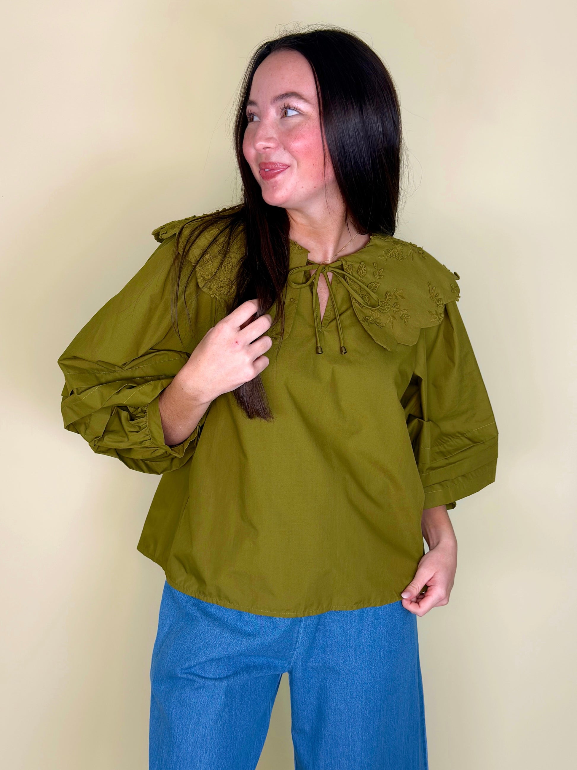 The Turner Top-Blouse-Entro-The Village Shoppe, Women’s Fashion Boutique, Shop Online and In Store - Located in Muscle Shoals, AL.