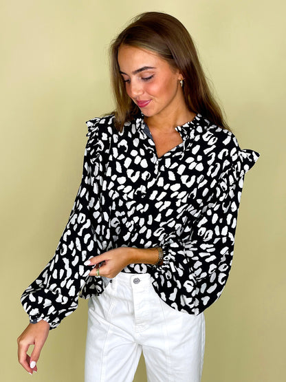 The Diana Blouse-Blouse-Anniewear-The Village Shoppe, Women’s Fashion Boutique, Shop Online and In Store - Located in Muscle Shoals, AL.