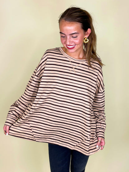 The McKenna Top-Long Sleeves-Sewn and Seen-The Village Shoppe, Women’s Fashion Boutique, Shop Online and In Store - Located in Muscle Shoals, AL.