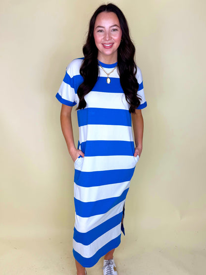 Bop Around Rugby Dress-Midi Dress-Wishlist-The Village Shoppe, Women’s Fashion Boutique, Shop Online and In Store - Located in Muscle Shoals, AL.