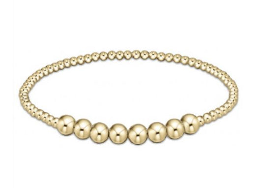 E Newton Classic Beaded Bliss 2.5mm Bead Bracelet - 5mm Gold-Bracelets-ENEWTON-The Village Shoppe, Women’s Fashion Boutique, Shop Online and In Store - Located in Muscle Shoals, AL.