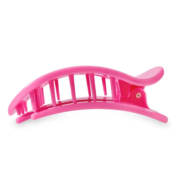 TELETIES Large Flat Round Hair Clip-Claw Clips-TELETIES-The Village Shoppe, Women’s Fashion Boutique, Shop Online and In Store - Located in Muscle Shoals, AL.