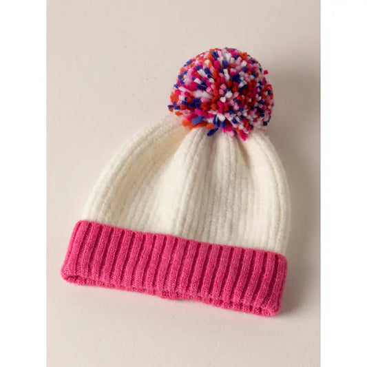 The Natalia Pom-Pom Beanie-Hats-Shiraleah-The Village Shoppe, Women’s Fashion Boutique, Shop Online and In Store - Located in Muscle Shoals, AL.