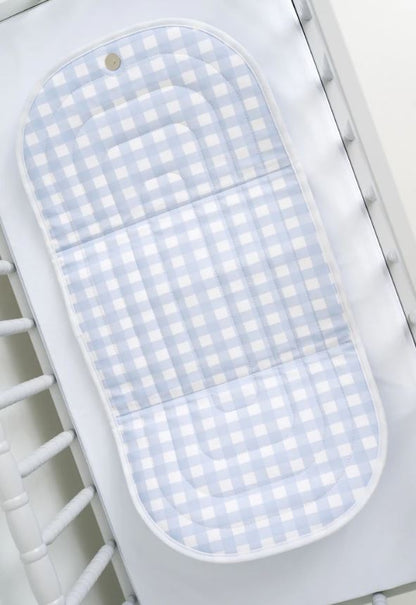 T.B.B.C. X Pluie Pret Changing Clutch - Buckhead Blue Gingham-Changing Pad-The Beaufort Bonnet Company-The Village Shoppe, Women’s Fashion Boutique, Shop Online and In Store - Located in Muscle Shoals, AL.