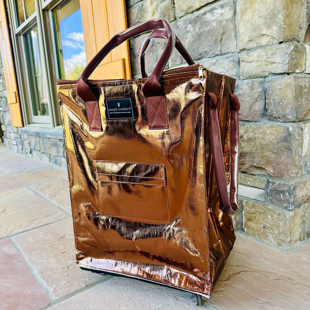 The Rolling Tote Bag | Simply Southern-Tote Bag-Simply Southern-The Village Shoppe, Women’s Fashion Boutique, Shop Online and In Store - Located in Muscle Shoals, AL.