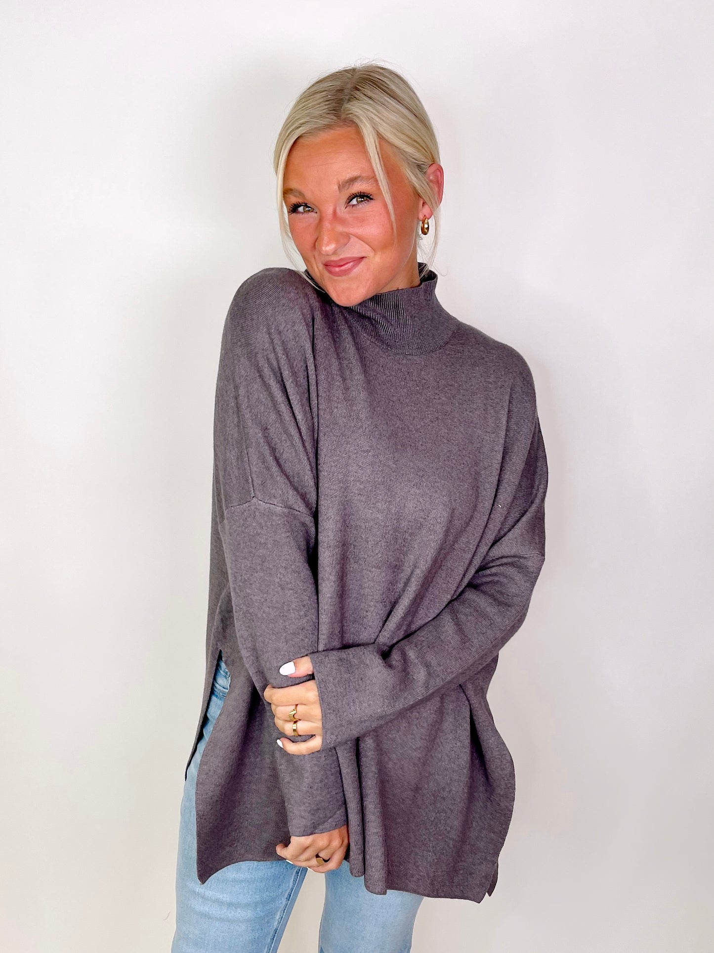 The Quinn Sweater-Sweaters-Entro-The Village Shoppe, Women’s Fashion Boutique, Shop Online and In Store - Located in Muscle Shoals, AL.