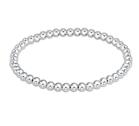 E Newton Classic Sterling 4mm Bead Bracelet-Bracelets-ENEWTON-The Village Shoppe, Women’s Fashion Boutique, Shop Online and In Store - Located in Muscle Shoals, AL.