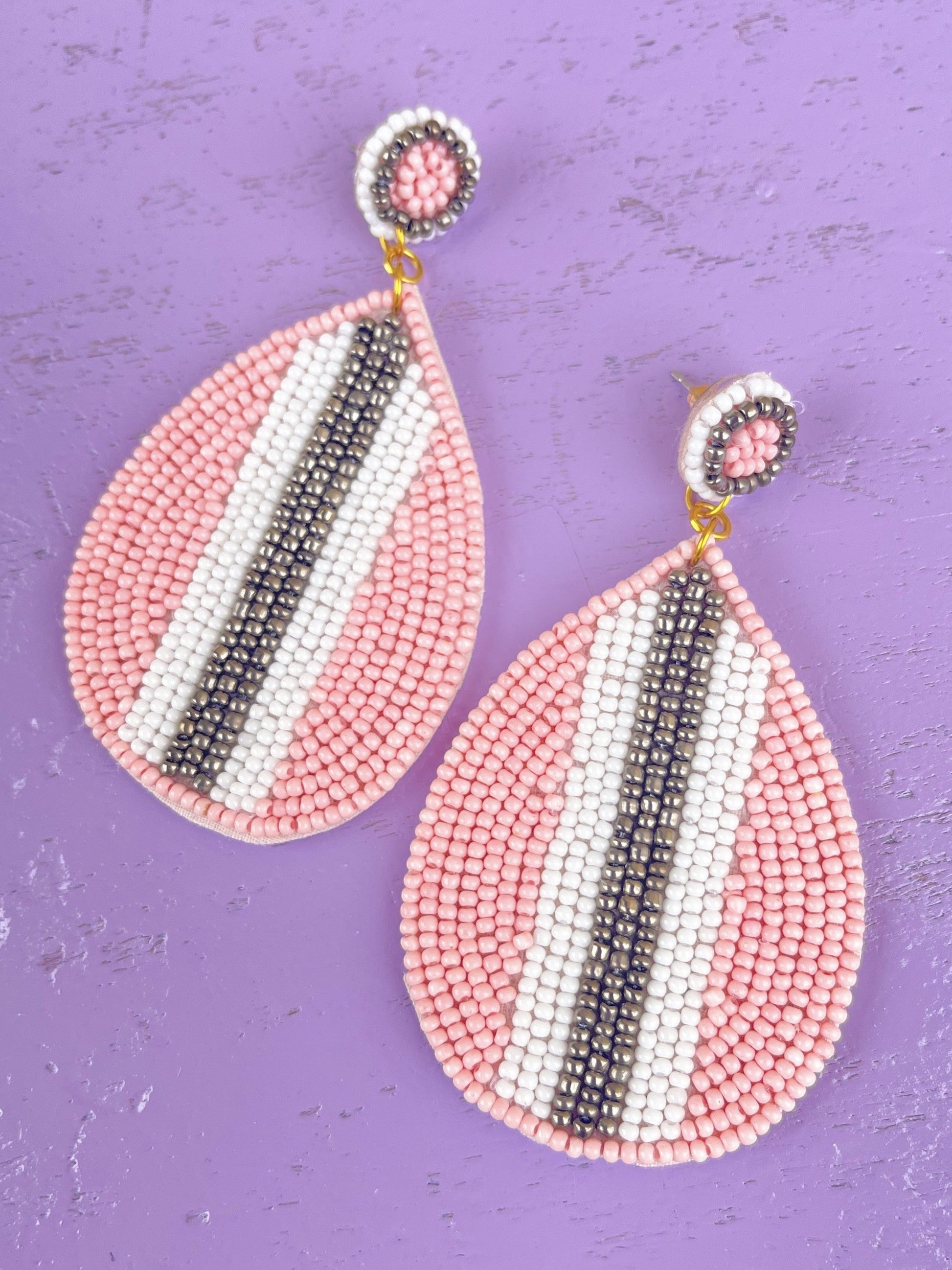 Stuck in the Middle Earrings-Seed Beed Earring-Golden Stella-The Village Shoppe, Women’s Fashion Boutique, Shop Online and In Store - Located in Muscle Shoals, AL.